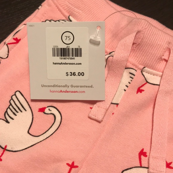 NWT Hanna Andersson organic sweatpants 12-18 - Picture 2 of 3